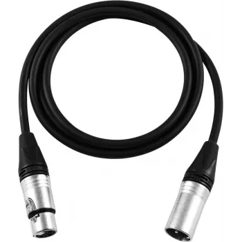Cable XLR de 3 pines PSSO 15 m con conectores Neutrik