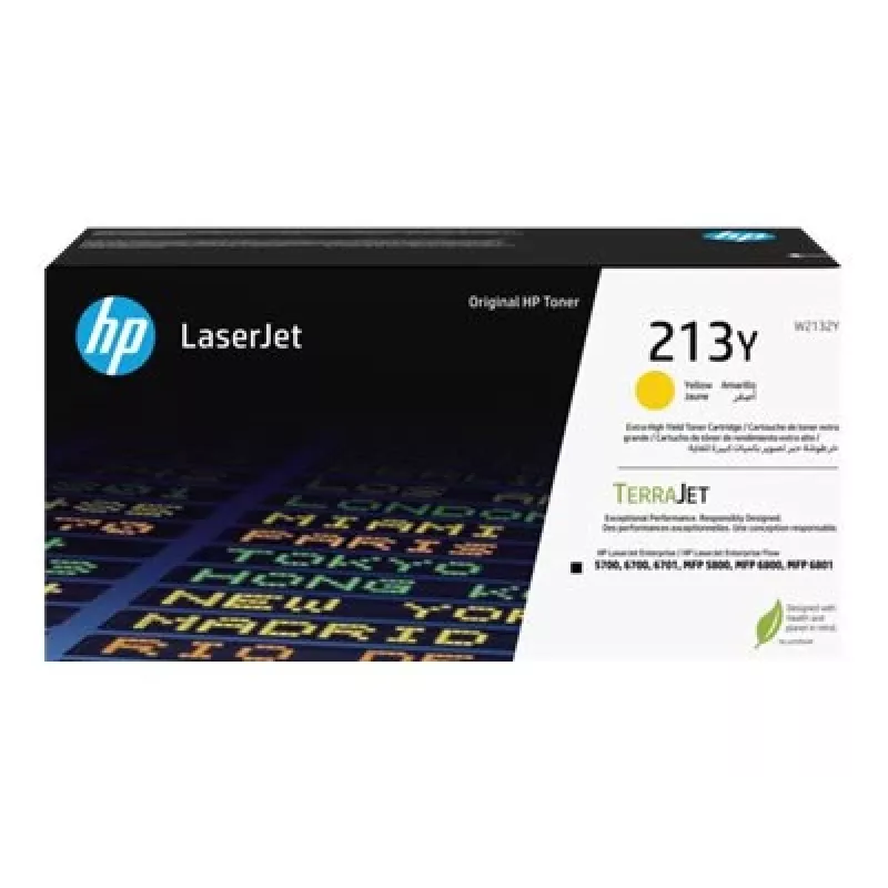 HP 213Y Extra High Yield Amarillo Tóner original para LaserJet