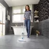 Black & Decker FSMH13E10-QS mopa de vapor 10 en 1, 1300 W, depósito de agua de 0,38 l, blanco/azul