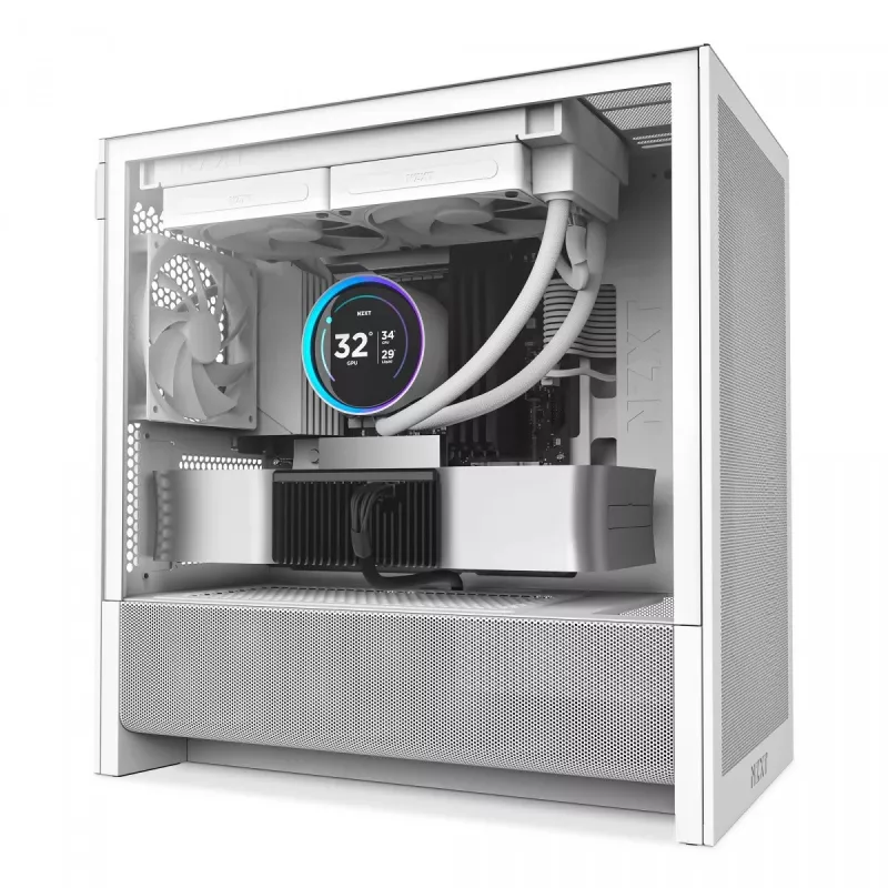 Caja para PC NZXT H9 H3 Flow Midi Tower Blanco