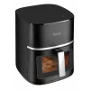 Amica AFM 6020 freidora de aire, 7,2 l, 1700 W, 10 programas, pantalla LCD, negra