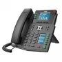 Teléfono IP Fanvil X4U negro 12 líneas LCD Wi-Fi con auricular alámbrico