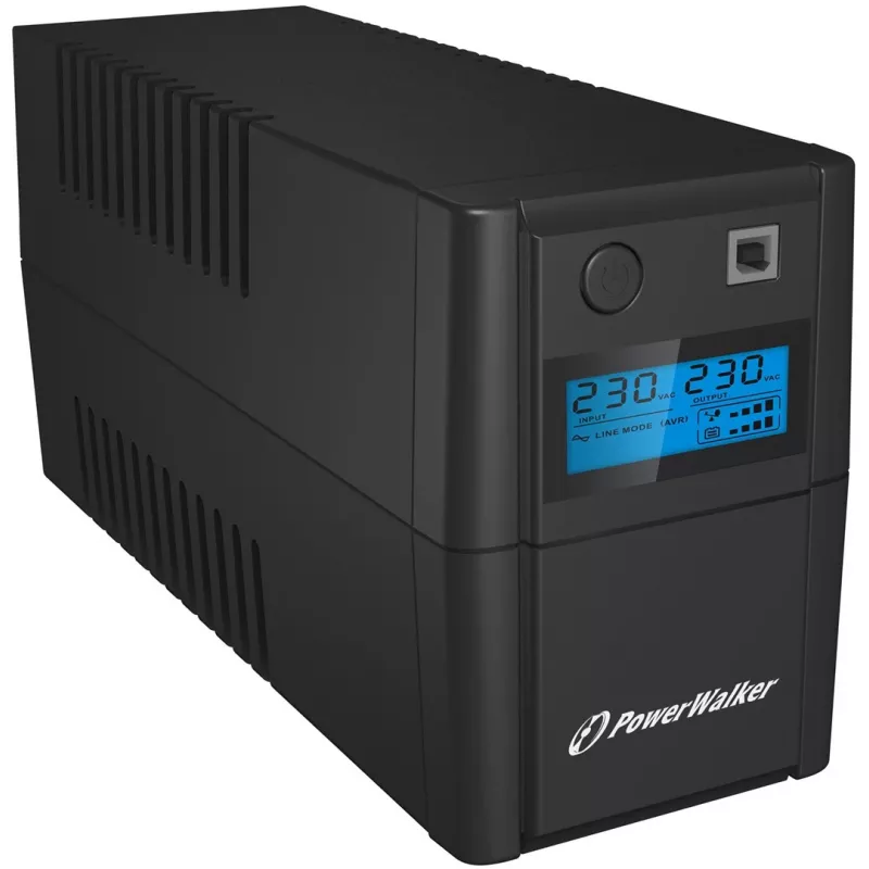 PowerWalker VI 850 SHL Schuko SAI sistema de alimentación ininterrumpida Line-Interactive 0,85 kVA 480 W 2 tomas Schuko