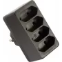 as - Schwabe 48412 Distribuidor de enchufes negro (48412)
