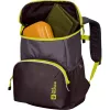 Mochila Jack Wolfskin Erlebnis Pack – lila/amarillo neón, 11 L