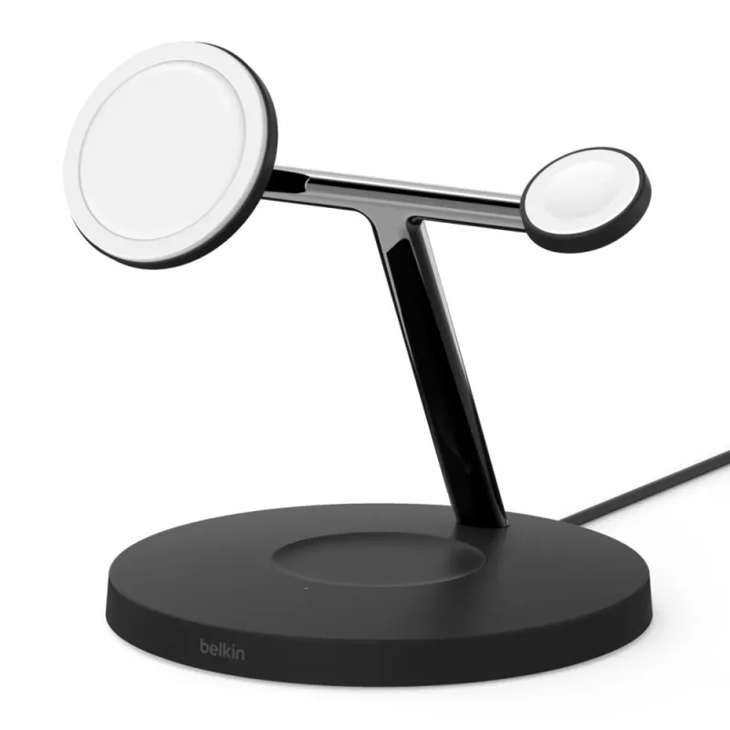 Belkin BoostCharge Pro Cargador inalámbrico con MagSafe, 15 W, negro