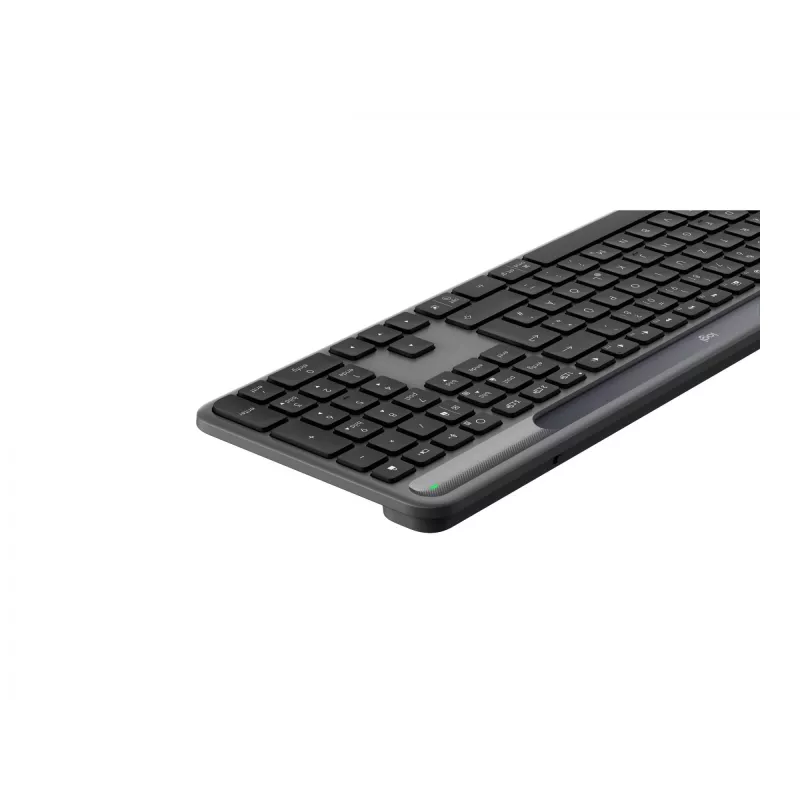 Teclado Logitech RF inalámbrico Bluetooth QWERTZ alemán grafito 920-013773