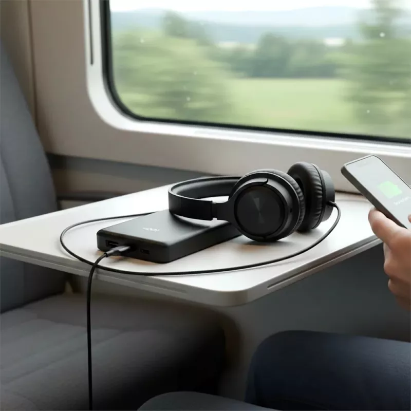 Batería externa portátil everActive EB-11QB 10.000 mAh, 2× USB-C 20W (QC4.0)