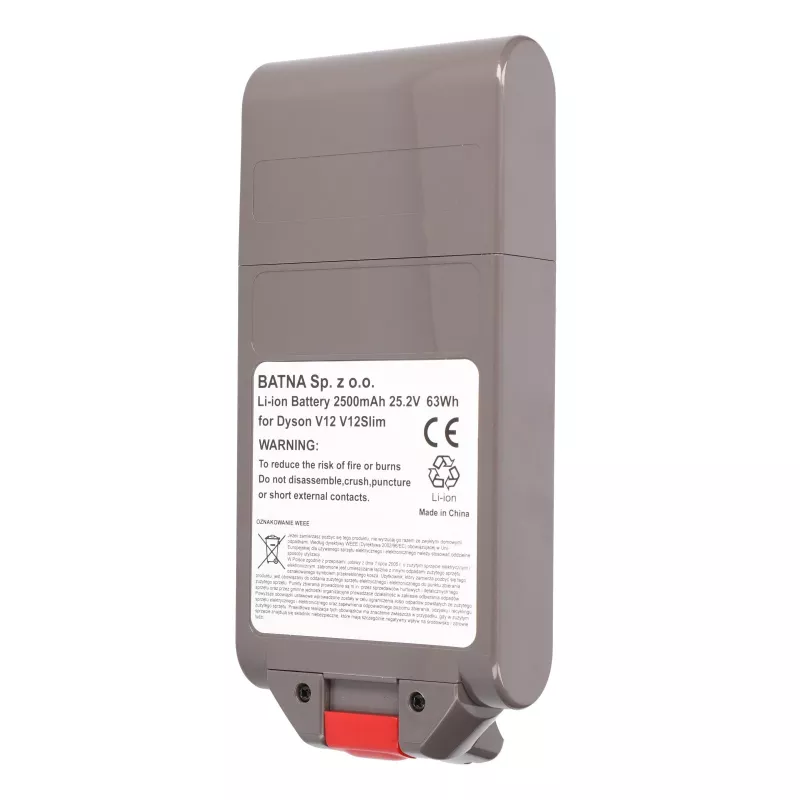 Batería para aspirador Dyson V12, 25,2V 2500mAh