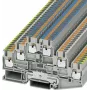 Borne de tres pisos push-in Phoenix Contact PT PT 2,5-PE/L/N gris contenido: 1 ud. (3210538)