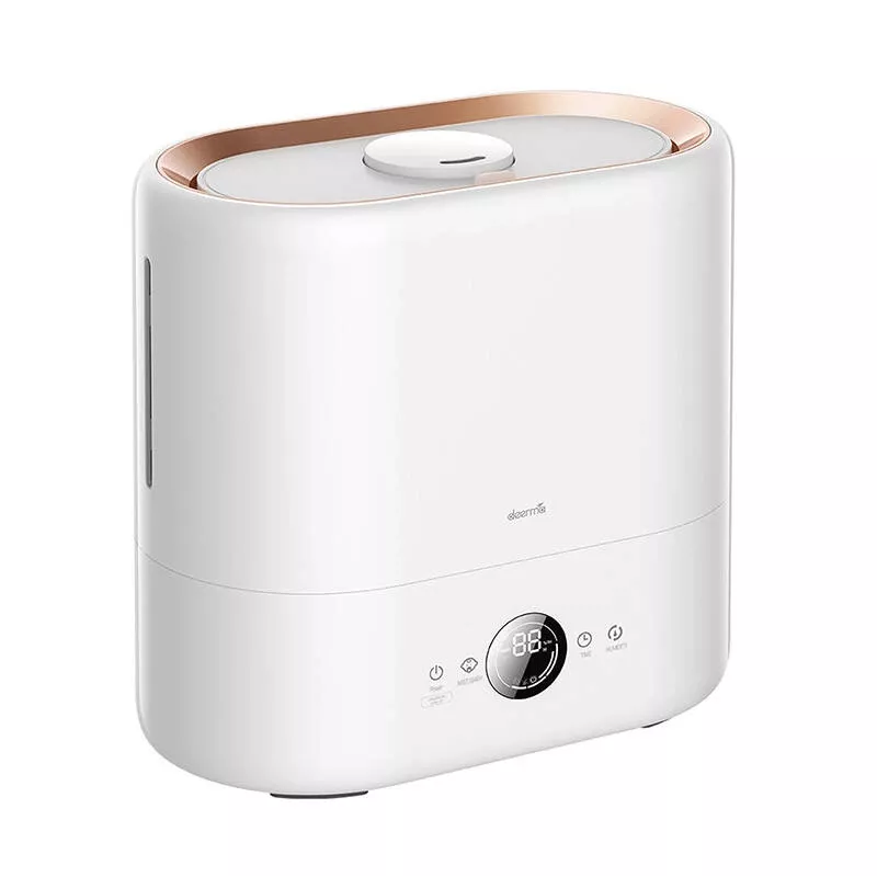 Humidificador Deerma ST636W, depósito 4,5 L, 28 W, dorado/blanco, 277×156×270 mm
