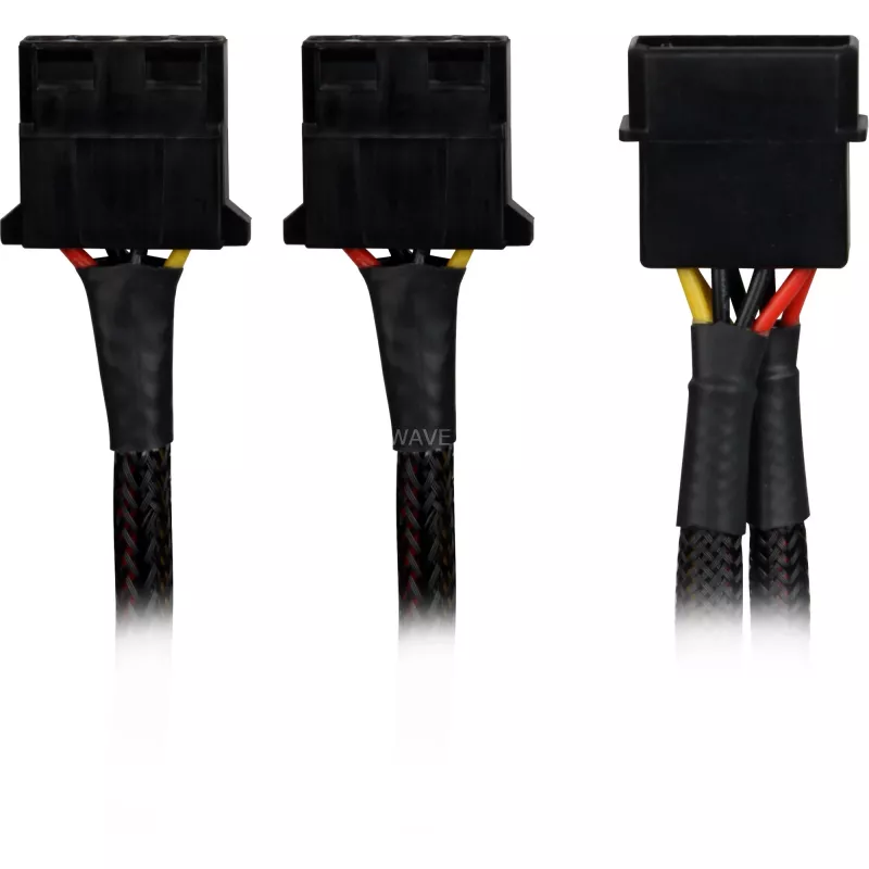 Adaptador de alimentación en Y SATA Sharkoon 4P Molex 0,15 m negro – Digital/Datos – Alimentación