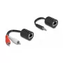 DeLOCK 87859 cable de audio RJ-45 RCA 3,5 mm negro rojo blanco