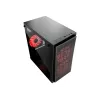 Caja de PC con diseño gaming GEMBIRD CCC-FORNAX-950R 3 ventiladores de 12 cm rojos