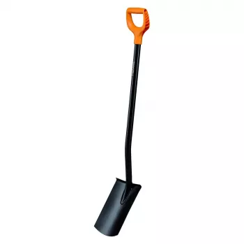 Pala Fiskars 131403 — pala de jardín Fiskars modelo 131403, hoja de acero, mango de madera