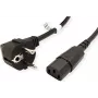 Cable de alimentación Bachmann 356.1722 H05VV-F 3G1,5, 1,0 m