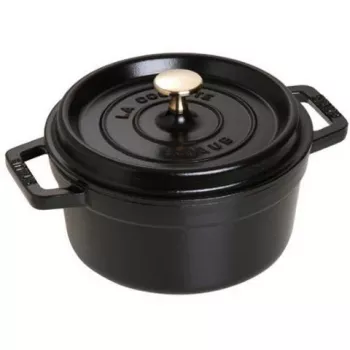 Staub La Cocotte 20 cm redonda, negra, hierro fundido (40509-487-0)