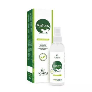 POKUSA GreenLine BugSpray - spray para correr para perros - 150 ml