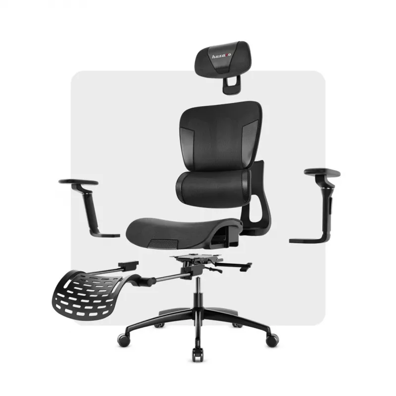 Silla de oficina mark adler Expert 7.9 negra – silla giratoria ergonómica, tejido negro, modelo MA-EXPERT 7.9 negro