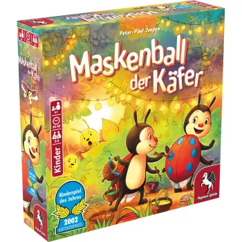 Maskenball der Beetle, juego de mesa infantil del año 2002