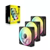 Ventilador Corsair CO-9051026-WW 12 cm negro 3 uds. 400-2400 rpm
