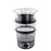 Esperanza Steam Volcano EKG009 Vaporera, 3 cestas, 400 W