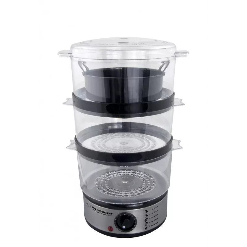 Esperanza Steam Volcano EKG009 Vaporera, 3 cestas, 400 W