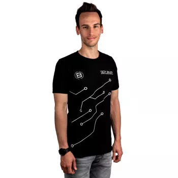 Camiseta der8auer diseño PCB, talla M — ropa de marca der8auer
