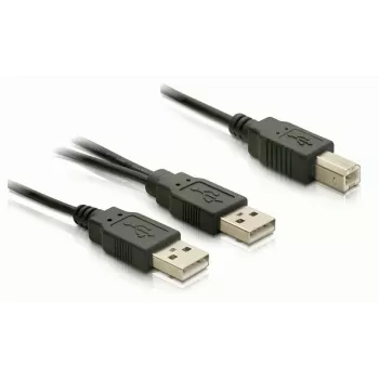 Cable USB DeLOCK USB-B/USB-A 1 m negro