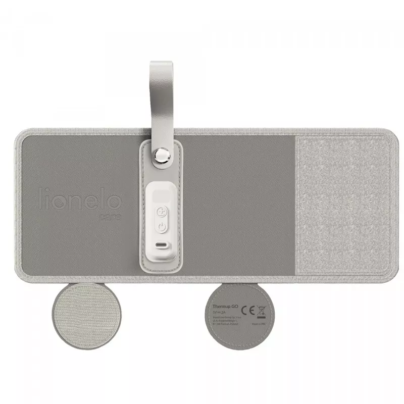 Calientabiberones Lionelo Thermup Go gris – calientabiberones portátil para alimentos infantiles