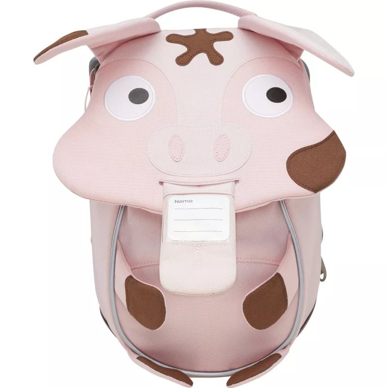 Mochila infantil Affenzahn Little Friend Tonie Pig rosa/marrón – pequeña mochila de día para niños