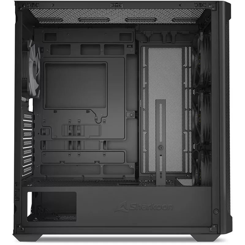 Caja de PC Sharkoon AK4W RGB Strip Midi Tower Negra