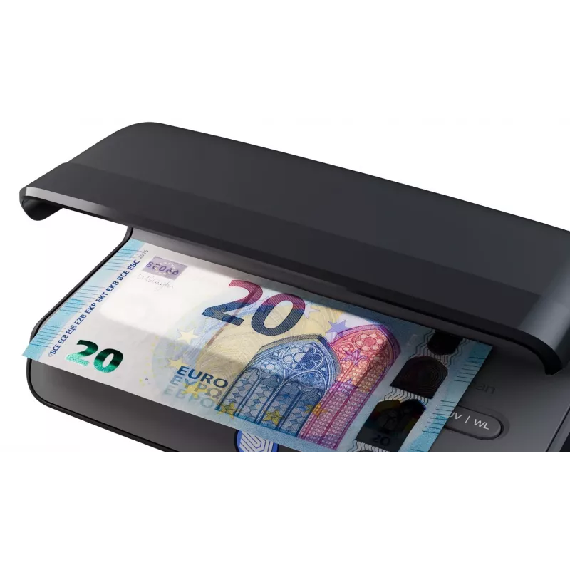 Detector de billetes falsos Safescan 131-0723 negro UV multdivisa