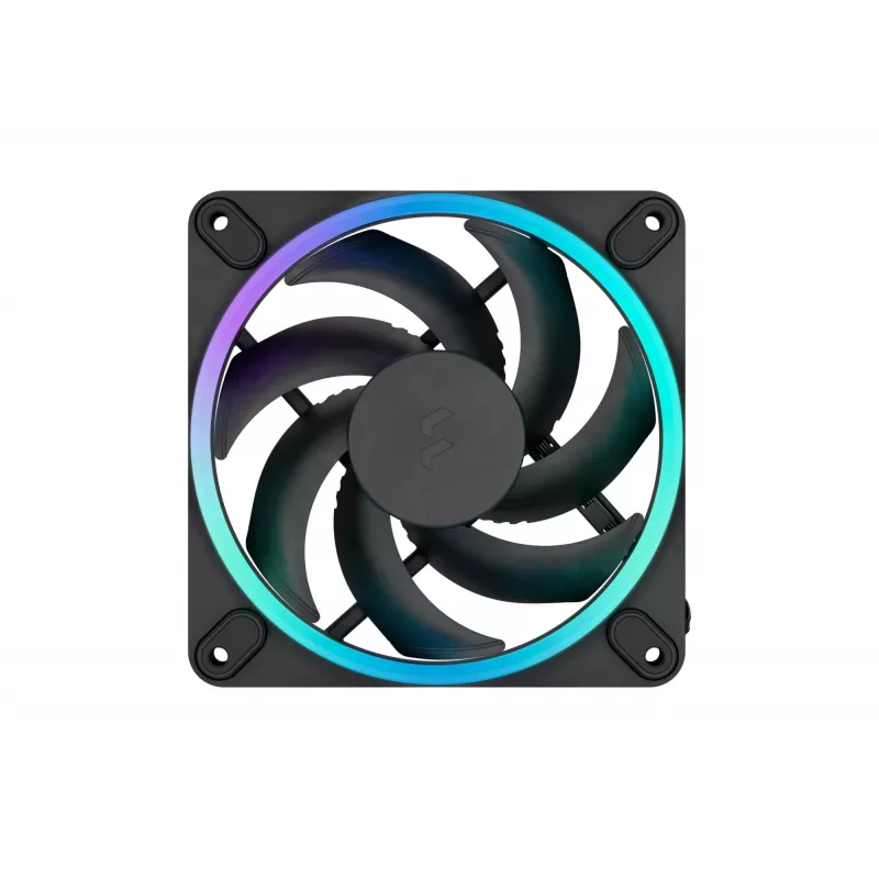 Fractal Design Momentum 12 RGB ventilador de caja de 120 mm, negro
