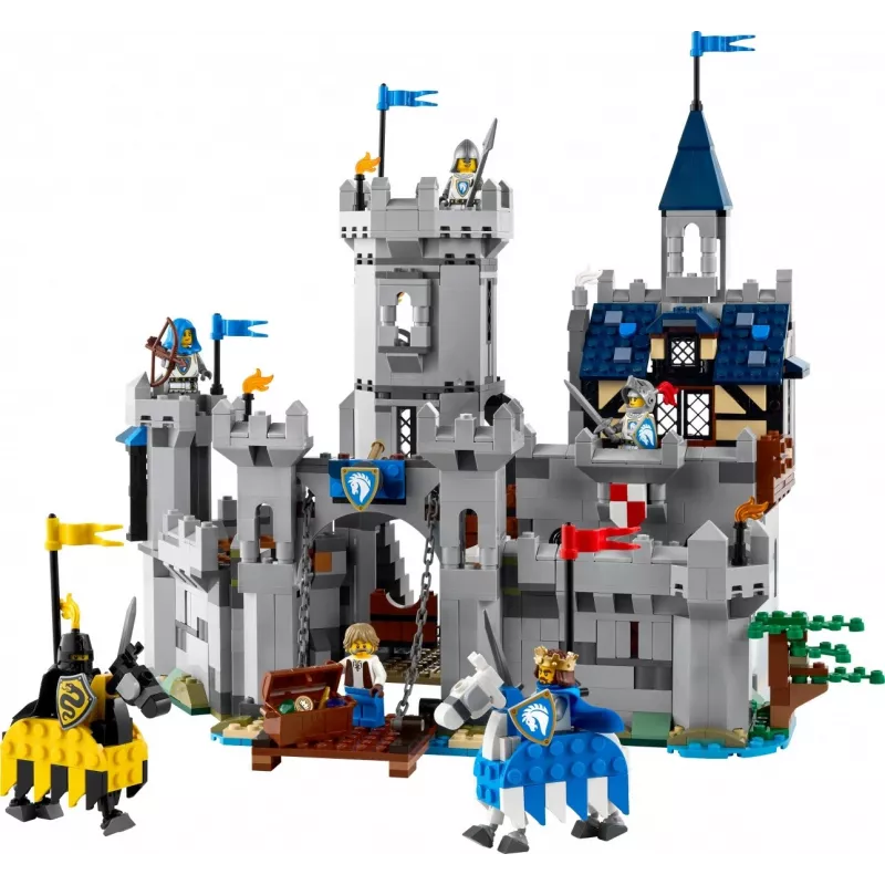 Juguete de construcción LEGO Creator 3 en 1 Castillo medieval de caballeros set 31168 — 1371 piezas, 6 minifiguras, a partir de 9 años