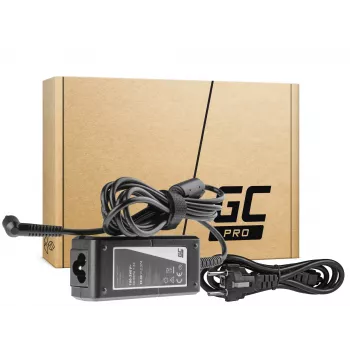Fuente de alimentación Green Cell AD61P para interiores 45 W, 19 V 2,37 A, negra, cable de 1,2 m