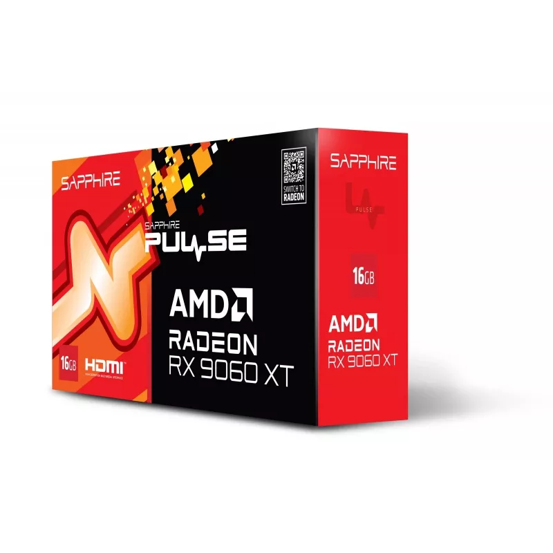 SAPPHIRE PULSE Radeon RX 9060 XT 16GB Tarjeta gráfica