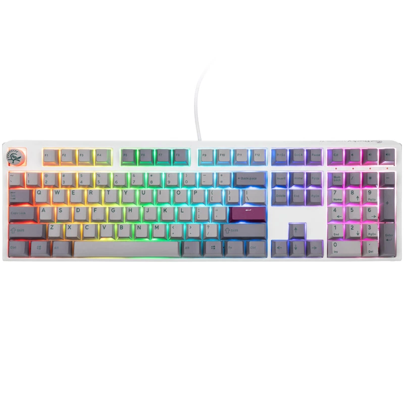 Ducky One 3 Teclado, Gaming, USB, QWERTY, US English, gris