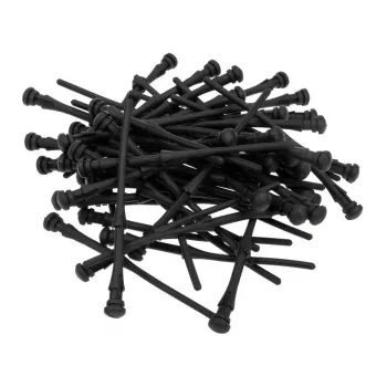 Fijaciones antivibración para ventilador Akasa AK-MX003-BKT60 — Set de 60 fijaciones negras para ventiladores de refrigeración de PC