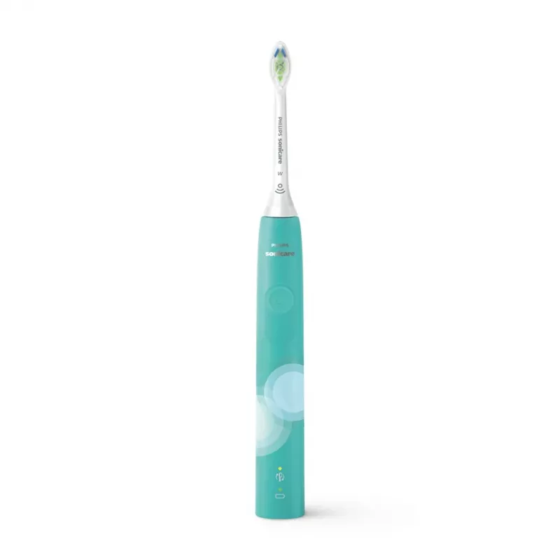 Cepillo de dientes eléctrico sónico Philips 4100 Series HX3689/43 – batería de Li-Ion integrada, 1 mango, 1 cabezal de cepillo, modo Daily-Care, turquesa