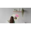 Luz LED de neón para espejo MANTA MASNL129WH — gato con lazo, acento de neón decorativo