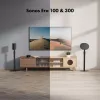 Soporte de suelo MACLEAN MC-496 para Sonos Era 100 y 300, ajustable en altura 682–1068 mm
