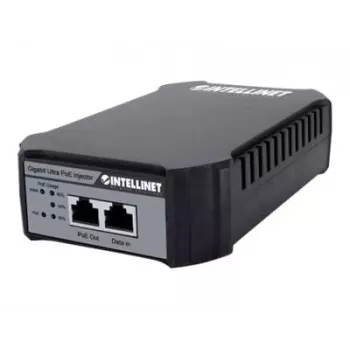 Inyector Intellinet Gigabit PoE++ , un puerto de 95 W, conforme a IEEE 802.3bt (4PPoE), carcasa de plástico, montaje en pared