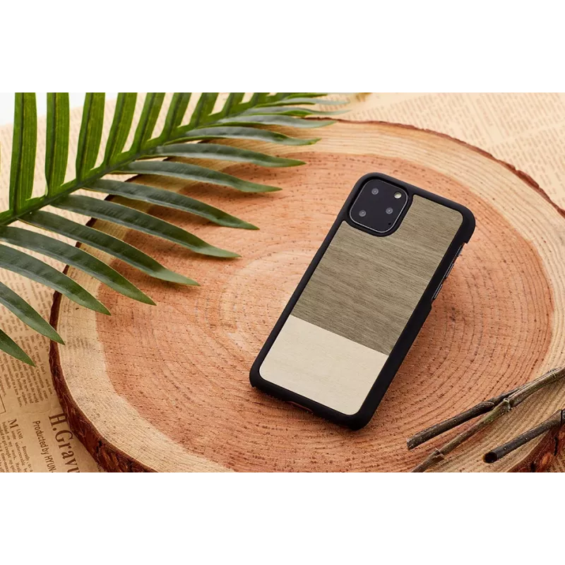 Funda para smartphone man and wood para iPhone 11 Pro Max – negra, funda protectora