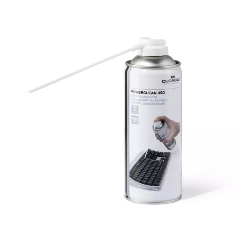 Durable Powerclean 350 - espray de aire comprimido - transparente