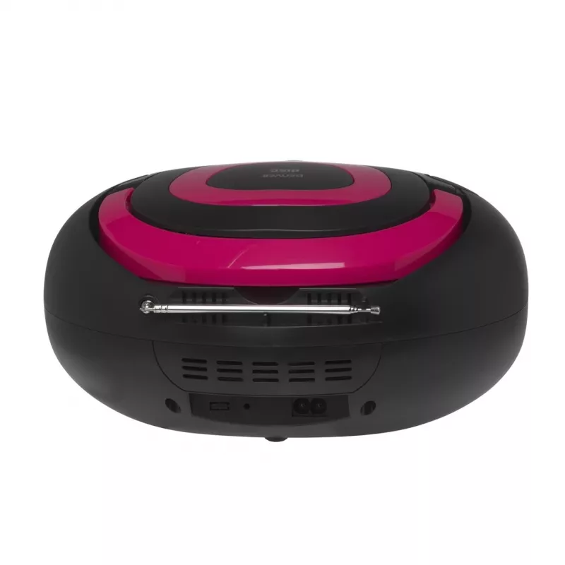 Denver TCL-212BT PINK reproductor de CD portátil negro, rosa