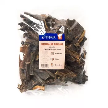 PETMEX Callos de ternera snack masticable 1 kg – snack masticable natural de callos de ternera para perros adultos, envase de 1 kg