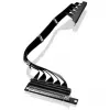 Thermaltake cable riser PCI-E 4.0 doble de 90 grados, 40 cm, negro