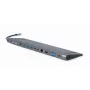 Gembird A-CM-COMBO9-01 adaptador multipuerto USB Type-C 9 en 1 (hub USB + HDMI + VGA + PD + lector de tarjetas + LAN + audio de 3,5 mm), Space Grey