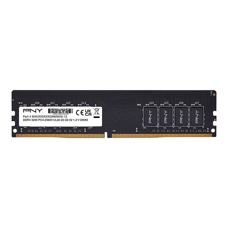 PNY MD16GSD43200-TB, 16 GB, 1 x 16 GB, DDR4, 3200 MHz, DIMM de 288 pines
